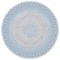 Safavieh 6 x 6 ft. Cape Cod Round Area Rug, Blue & Grey CAP227M-6R - alternate 4